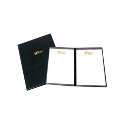 Green Wine List Holder (2 Sides) A5