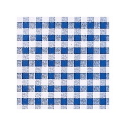 Wipeclean Tablecloth Blue Check