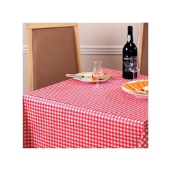 Wipeclean Tablecloth Red Check