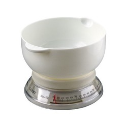 ChefLogic White Plastic Kitchen Scale