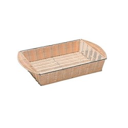 Wicker Metal Frame Basket