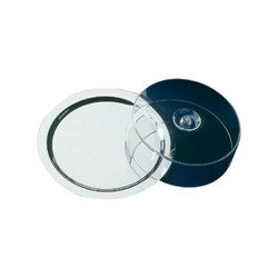 Round S/S Tray With Cover (38Dia x 10cm)