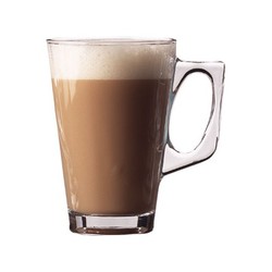 Conic Glass Latte Mug 250ml(Box 12) - (Box 12)