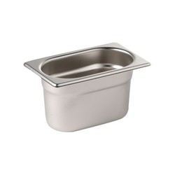 Chef Logic Stainless Steel 1/9 GN Gastronorm Containers