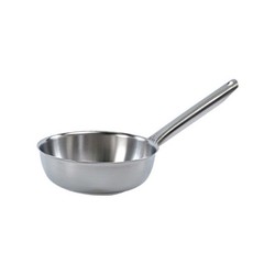 Bourgeat Tradition Plus Flared Saute Pan Stainless Steel