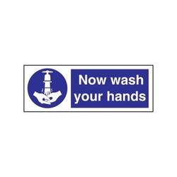 Now Wash Your Hands Sign