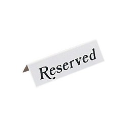 Table Sign (Pack of 10) - Reserved