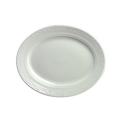 Churchill Chateau Blanc Oval Plate (Box 12)