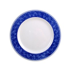 Churchill New Horizons Coloured Border Classic Plate Blue