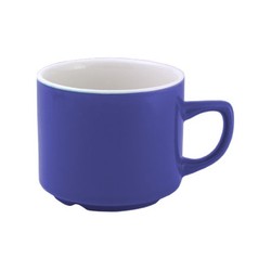 Churchill New Horizons  Col Glaze Maple Tea Cup 7oz (Box 24)
