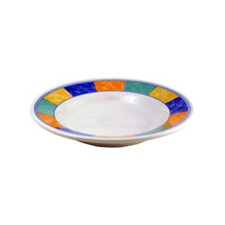 Churchill New Horizons Cheq Rimmed Soup Bowl 8 (Box 24)