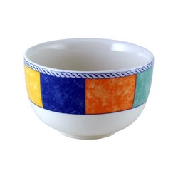 Churchill New Horizons Chequered Border Sugar Bowl 3.5 (Box 12)