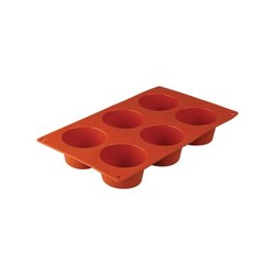 Flexipad Silicone 6 Muffin Moulds