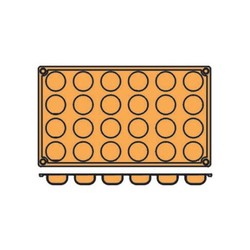 Formaflex Silicone 24 Pomponette Moulds