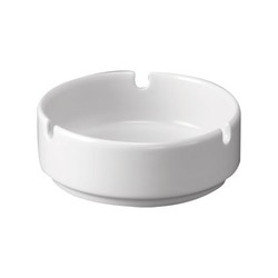 Churchill White Ashtray 3 Notches 4 (Box 12)