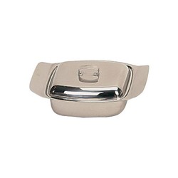 S/S Butter Dish And Lid - 185x115mm
