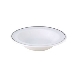 Churchill Black Line Rimmed Fruit Bowl 6.25 (Box 24)