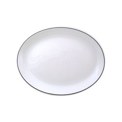 Churchill Black Line Oval Plate/ Platter (Box 12)
