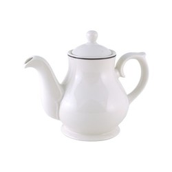 Churchill Black Line Tea/Coffee Pot (Box 4)