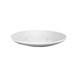 Churchill White Cappuccino Saucer 6 1/4 (Box 24)