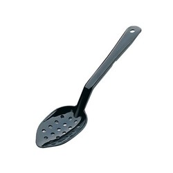 Serving Spoon Black Perforated 11