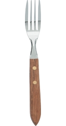 Wooden Handle Steak Fork (Box of 12)