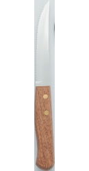 Wooden Handle Steak Knife (Box of 12)