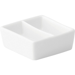Mini Divided Square Dipper 2.5 (6.5cm) (Box of 6)