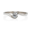 Brilliant-cut Wrap Engagement Ring