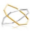 Hex stacking bangle