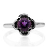 Amethyst cocktail ring