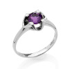 Amethyst cocktail ring