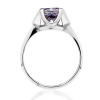 oval cut Iolite cocktail ring