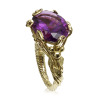 Purpura large amethyst cocktail ring