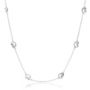 Hanga heart long chain necklace