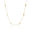 Hanga heart long chain necklace