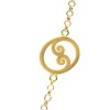 Hanga oval long chain necklace