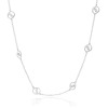Hanga oval long chain necklace