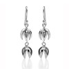 Fleur double drop earrings