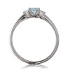 Aqua Trilogy Ring