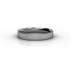 Diamond Set Flat Court Ring