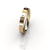Diamond Set Flat Court Ring
