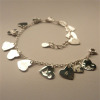 Love Me Do Heart Charm bracelet