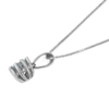 Juana Aquamarine and Diamond Pendant
