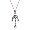 Fiore Della Notte Petal Dropstone Pendant