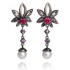 Fiore Della Notte Open Petal Earrings