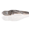 Deco Sweep - Half Eternity Fitted Band
