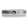 Gents Diamond Set Court Wedding Ring