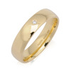 Gents Diamond Set Court Wedding Ring