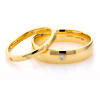 Gents Diamond Set Court Wedding Ring